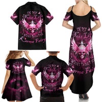 Karma Fairy Skull - In My Next Life Family Matching Summer Maxi Dress and Hawaiian Shirt - Wonder Print Shop