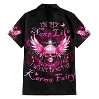 Karma Fairy Skull - In My Next Life Family Matching Tank Maxi Dress and Hawaiian Shirt - Wonder Print Shop