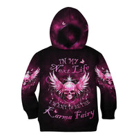 Karma Fairy Skull - In My Next Life Kid Hoodie - Wonder Print Shop