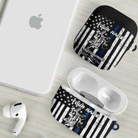 Personalized Motocross Rider AirPods Case with Splash Pattern and Dirt Bike Jump Illustration - Wonder Print Shop