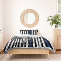 Personalized Motocross Rider Bedding Set with Splash Pattern and Dirt Bike Jump Illustration - Wonder Print Shop