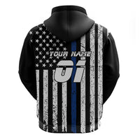 Personalized Motocross Rider Hoodie with Splash Pattern and Dirt Bike Jump Illustration - Wonder Print Shop