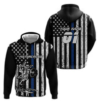 Personalized Motocross Rider Hoodie with Splash Pattern and Dirt Bike Jump Illustration - Wonder Print Shop