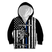 Personalized Motocross Rider Kid Hoodie with Splash Pattern and Dirt Bike Jump Illustration - Wonder Print Shop