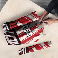 Personalized Motocross Rider Umbrella with American Flag and Thin Blue Line Pattern - Wonder Print Shop