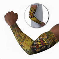 Black History Portrait Collage Arm Sleeves Africa Empowering They Not Like Us Quote in Grunge Paint - Wonder Print Shop