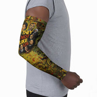 Black History Portrait Collage Arm Sleeves Africa Empowering They Not Like Us Quote in Grunge Paint - Wonder Print Shop