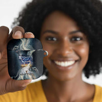 Hesat Celestial Cow Egyptian AirPods Case with Mythic Sky Motif in Cosmic Theme