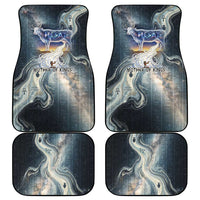 Hesat Celestial Cow Egyptian Car Mats with Mythic Sky Motif in Cosmic Theme