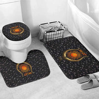 Hesat Solar Horn Symbol Bathroom Set Egyptian Cosmic Cow in Starry Milky Way