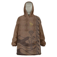 Imenet Sunlit Temple Columns Kid Wearable Blanket Hoodie with Ancient Egyptian Offering Scene