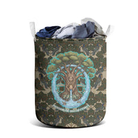 Imentet Egyptian Laundry Basket with Eye of Horus and Eternal Tree in Afterlife