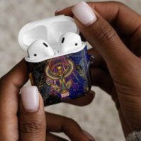 Isis Ankh Symbol AirPods Case with Celestial Wings in Ancient Egyptian Cosmic