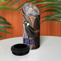 Isis 4 in 1 Can Cooler Tumbler with Falcon Symbol and Sacred Geometry in Egyptian