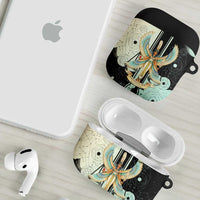 Ma’at Feather Egyptian AirPods Case with Scales Symbolizing Truth and Cosmic Balance