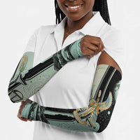 Ma’at Feather Egyptian Arm Sleeves with Scales Symbolizing Truth and Cosmic Balance