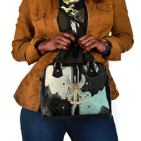 Ma’at Feather Egyptian Shoulder Handbag with Scales Symbolizing Truth and Cosmic Balance