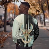 Ma’at Feather Egyptian Sweatshirt with Scales Symbolizing Truth and Cosmic Balance