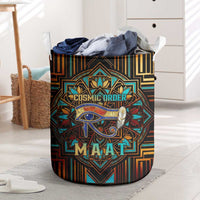Ma’at Eye of Horus Laundry Basket Egyptian Feather Celebrating Truth