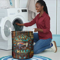 Ma’at Eye of Horus Laundry Basket Egyptian Feather Celebrating Truth