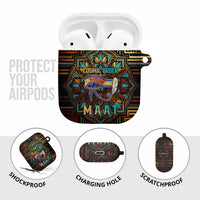 Ma’at Eye of Horus AirPods Case Egyptian Feather Celebrating Truth