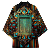 Ma’at Eye of Horus Kimono Egyptian Feather Celebrating Truth
