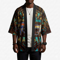 Ma’at Eye of Horus Kimono Egyptian Feather Celebrating Truth