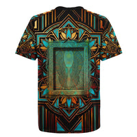 Ma’at Eye of Horus Rugby Jersey Egyptian Feather Celebrating Truth
