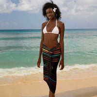 Ma’at Eye of Horus Sarong Egyptian Feather Celebrating Truth