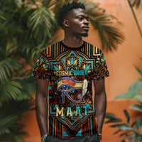 Ma’at Eye of Horus T shirt Egyptian Feather Celebrating Truth