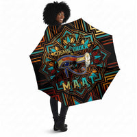 Ma’at Eye of Horus Umbrella Egyptian Feather Celebrating Truth