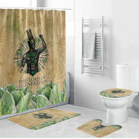 Min Bathroom Set Egyptian God of Fertility Lord of Generation Lettuce Ancient