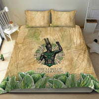 Min Bedding Set Egyptian God of Fertility Lord of Generation Lettuce Ancient