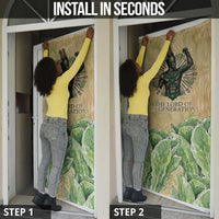 Min Door Cover Egyptian God of Fertility Lord of Generation Lettuce Ancient