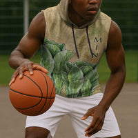 Min Sleeveless Hoodie Egyptian God of Fertility Lord of Generation Lettuce Ancient