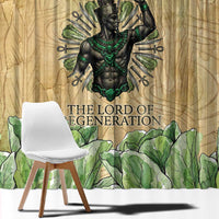 Min Window Curtain Egyptian God of Fertility Lord of Generation Lettuce Ancient