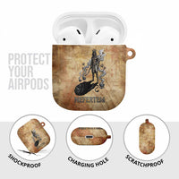 Nefertem Ancient Egyptian AirPods Case Lion Head Lotus Flowers Incense Smoke Ancient