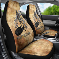 Nefertem Ancient Egyptian Car Seat Cover Lion Head Lotus Flowers Incense Smoke Ancient
