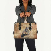 Nefertem Ancient Egyptian Leather Bag Lion Head Lotus Flowers Incense Smoke Ancient