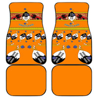 Swaziland Car Mats Lion Shield and Leopard Print Tribal Design
