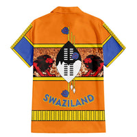 Swaziland Family Matching Mermaid Dress and Hawaiian Shirt Lion Shield and Leopard Print Tribal Design