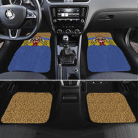 Swaziland Car Mats Coat of Arms Lion Elephant Shield Leopard Print Design