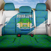 Sierra Leone Crest Back Car Seat Cover with National Coat of Arms and Flag Colors
