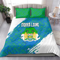 Sierra Leone Crest Bedding Set with National Coat of Arms and Flag Colors