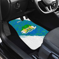 Sierra Leone Crest Car Mats with National Coat of Arms and Flag Colors