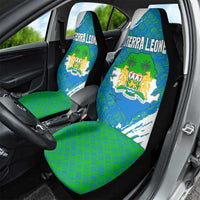 Sierra Leone Crest Car Seat Cover with National Coat of Arms and Flag Colors