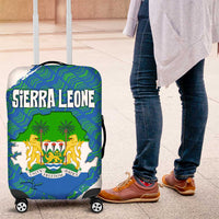 Sierra Leone Crest Luggage Cover with National Coat of Arms and Flag Colors