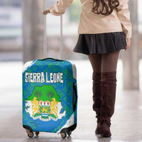 Sierra Leone Crest Luggage Cover with National Coat of Arms and Flag Colors