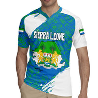 Sierra Leone Crest Rugby Jersey with National Coat of Arms and Flag Colors