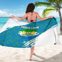 Sierra Leone Crest Sarong with National Coat of Arms and Flag Colors